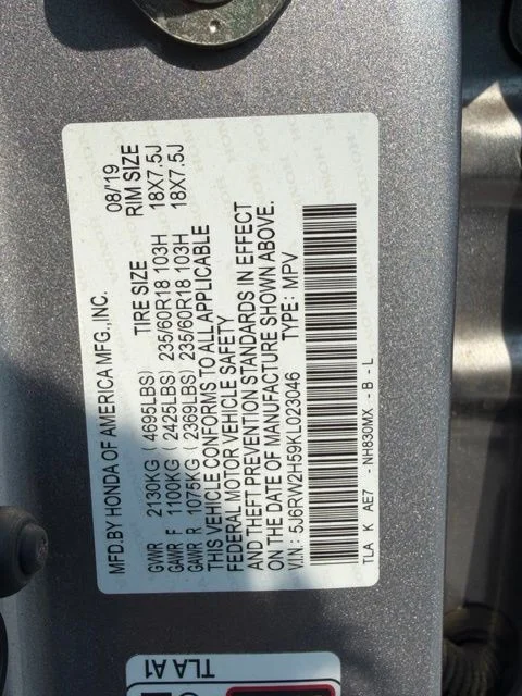 Used 2019 Gray Honda EX image 32