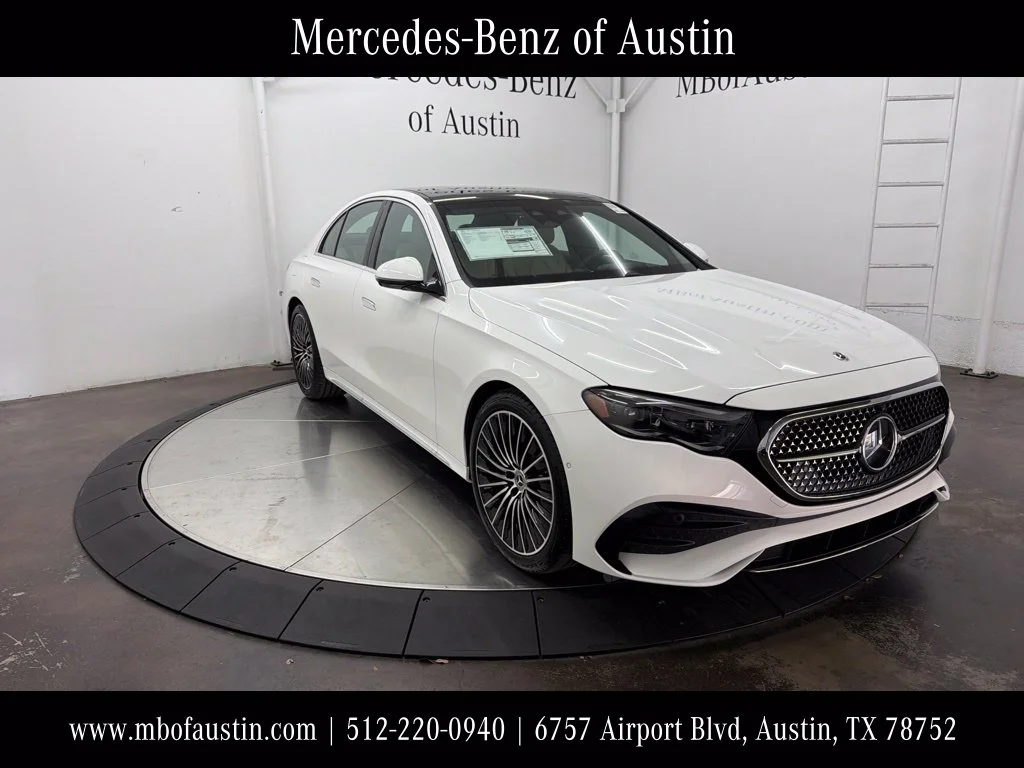 New 2027 White Mercedes-Benz E 350 image 1