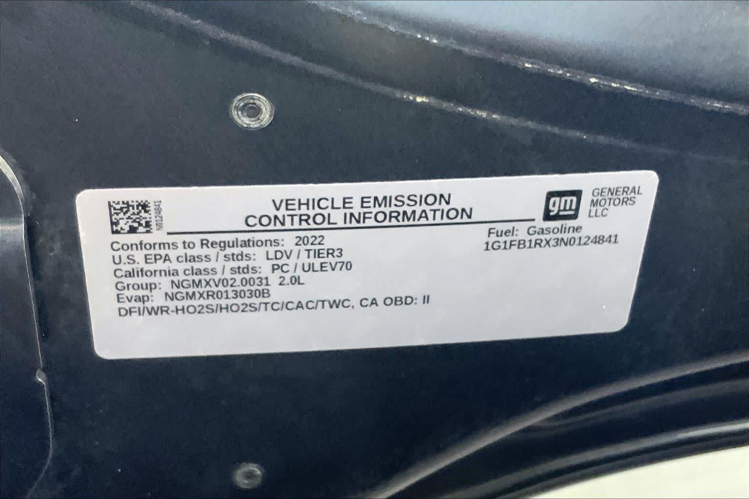 Used 2022 Shadow Gray Metallic Chevrolet 1LS image 30