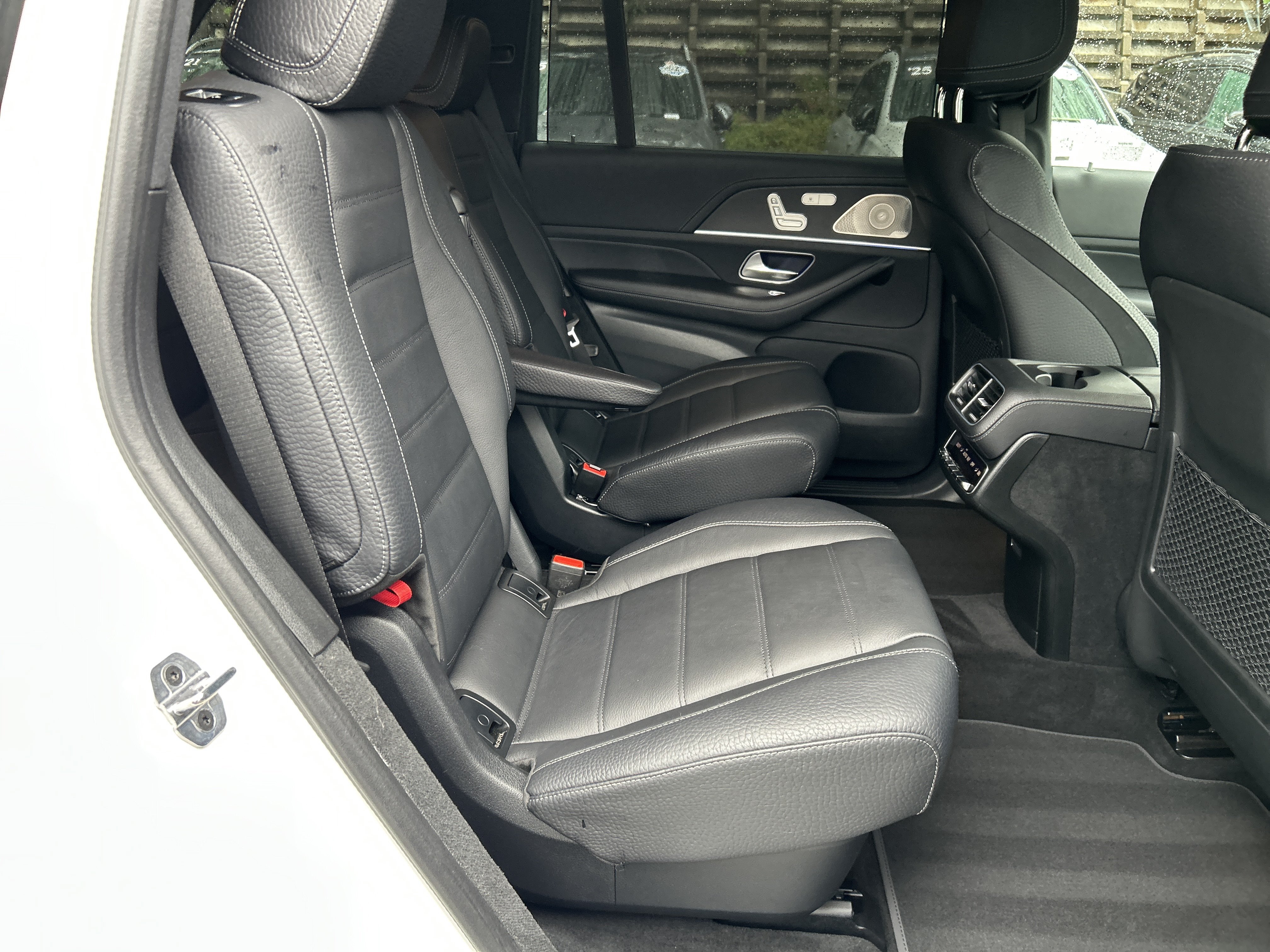 Certified Used 2025 MANUFAKTUR Moonlight White Metallic Mercedes-Benz GLS 450 4MATIC® SUV image 49
