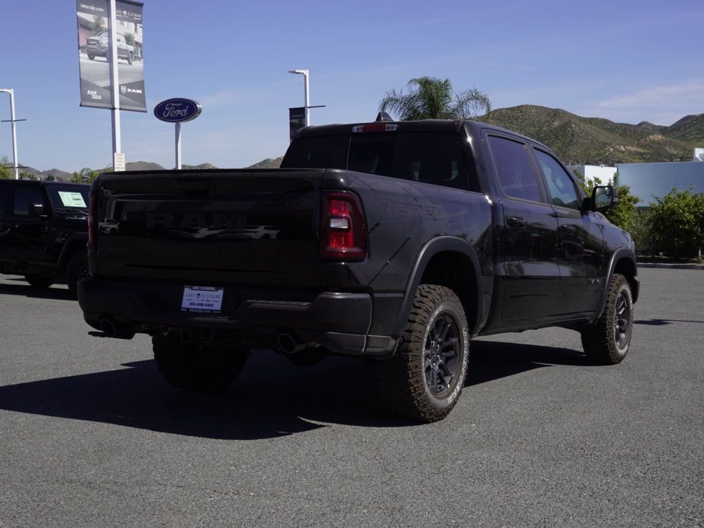 New 2026 Diamond Black Crystal Pearl-Coat Exterior Paint RAM Rebel image 4