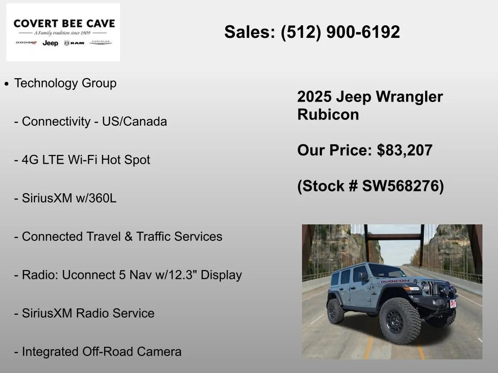 2025 Jeep Wrangler 4-Door Rubicon - Photo 18