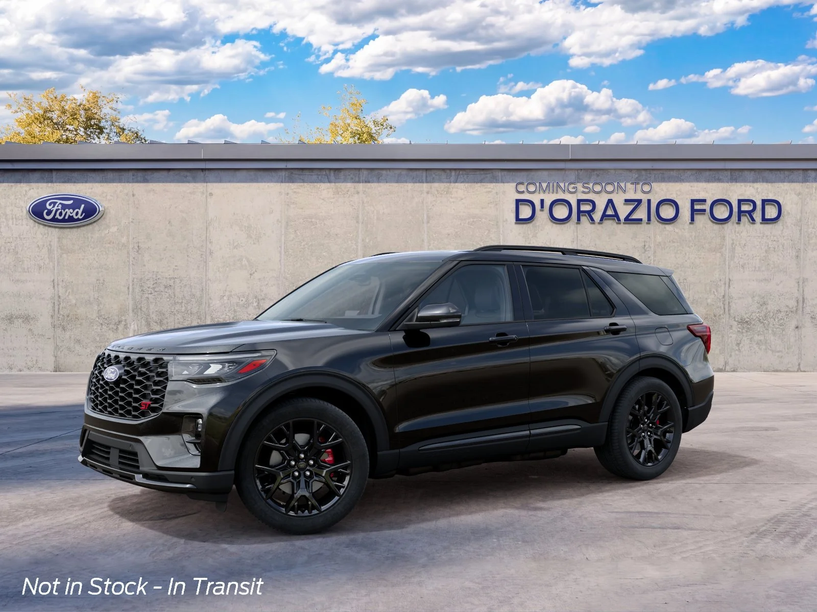 New 2027 Agate Black Metallic Ford ST image 1