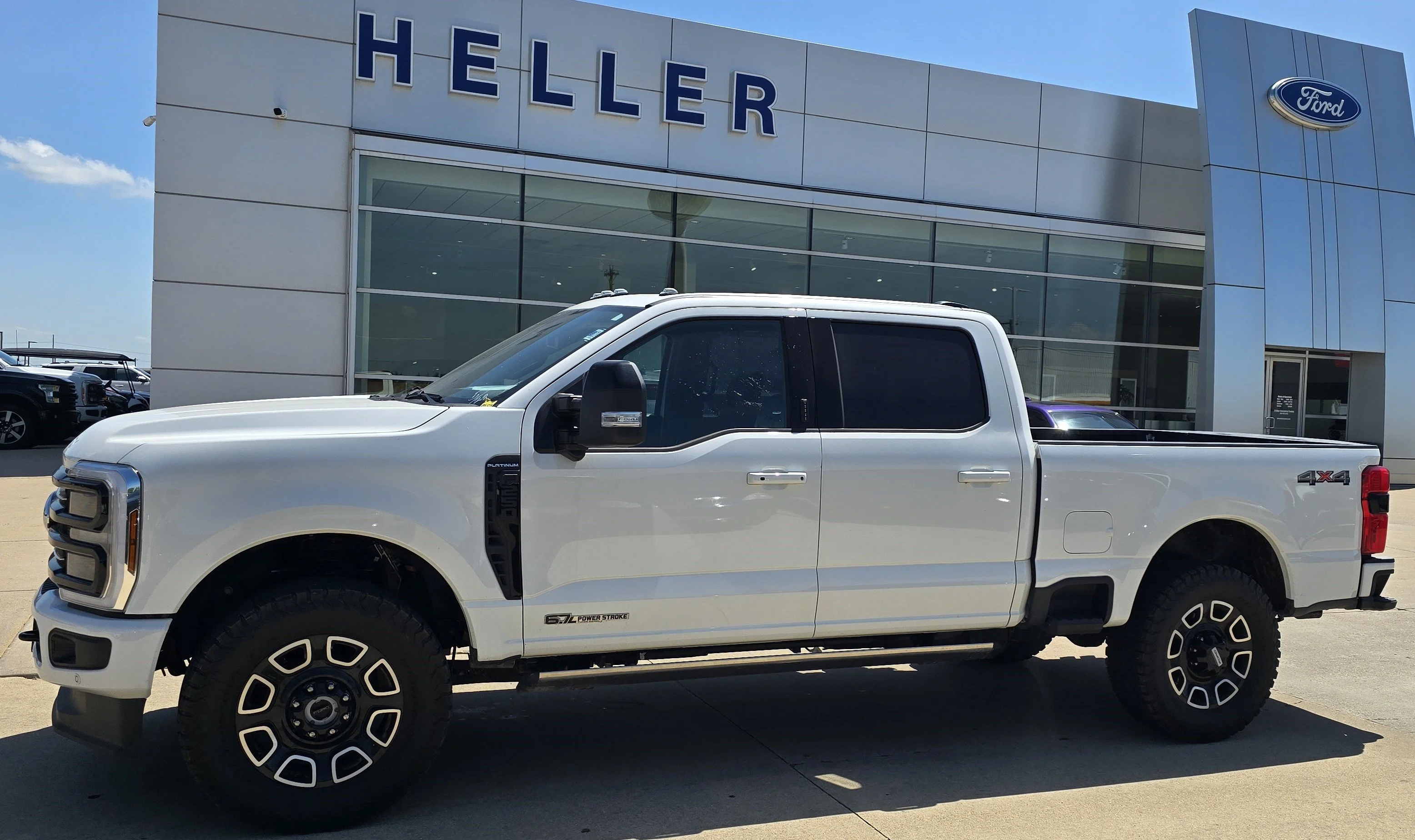 Used 2025 Star White Metallic Tri-Coat Ford Platinum image 3