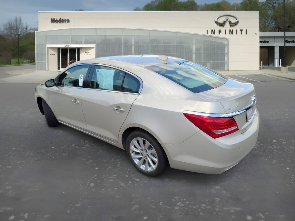 Used 2016 Sparkling Silver Metallic Buick Leather image 5