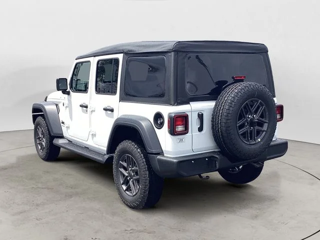 New 2026 Bright White Clearcoat Jeep 4-DOOR SPORT S image 3