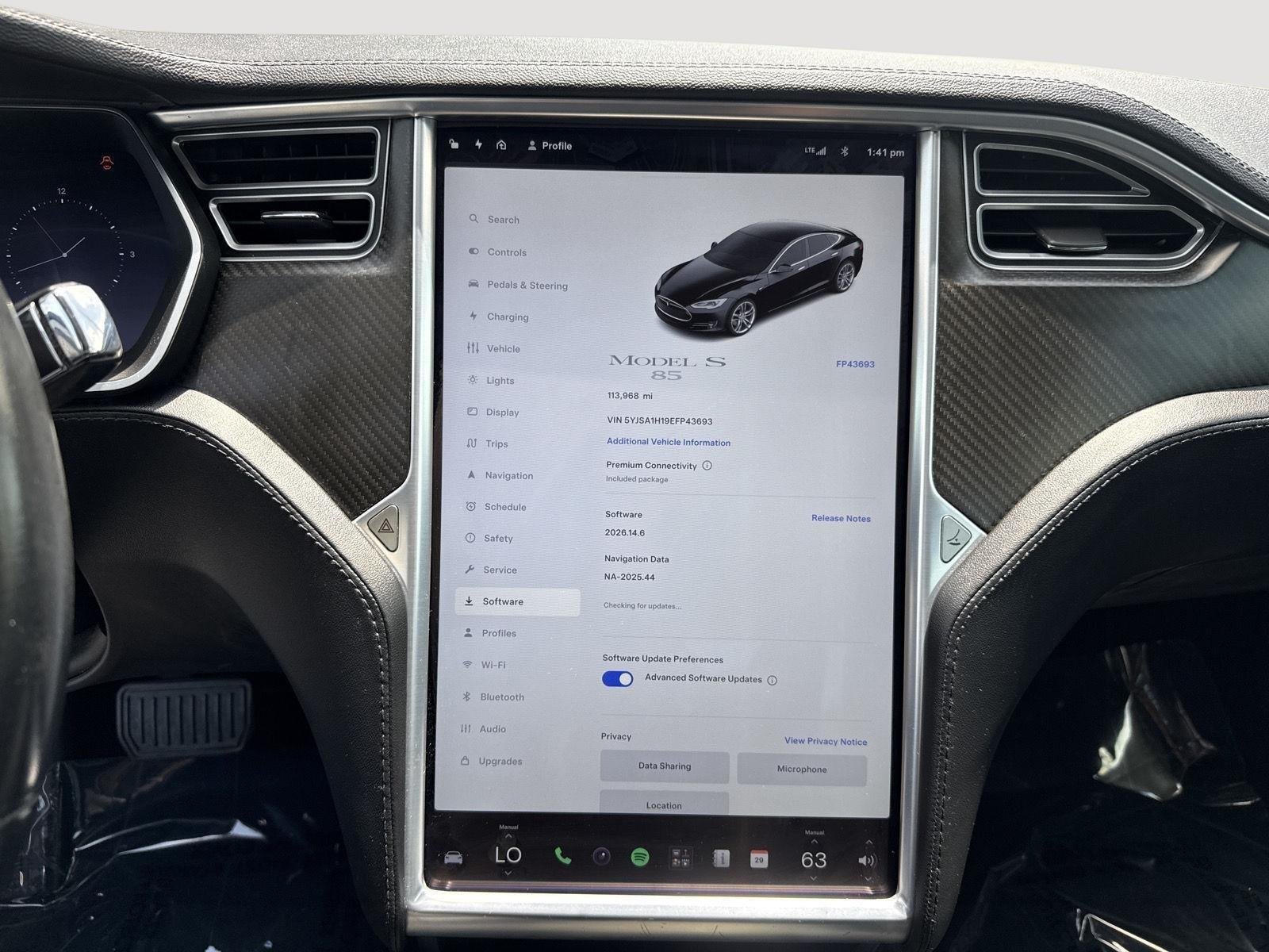 Used 2014 Tesla Model S S with VIN 5YJSA1H19EFP43693 for sale in Kansas City