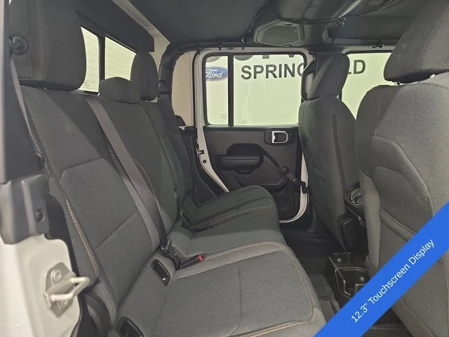 Used 2024 Bright White Clearcoat Jeep Sport image 12