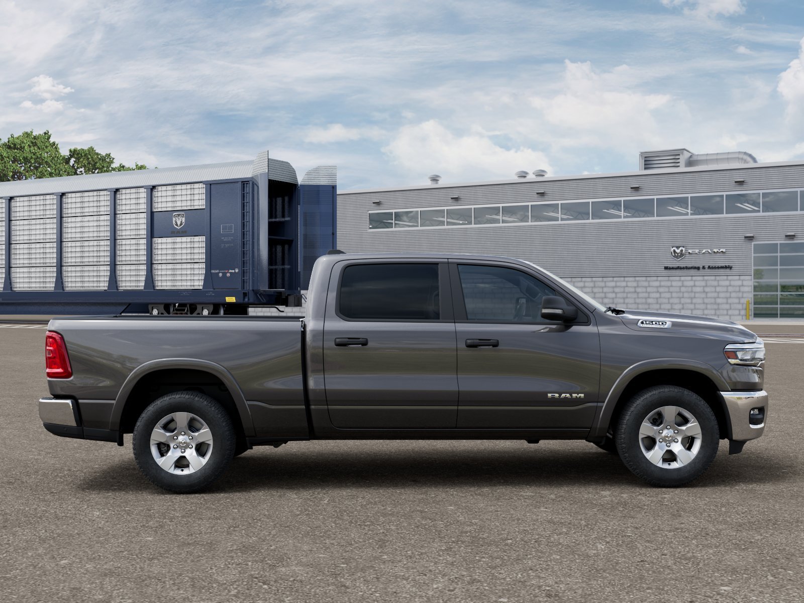 New 2026 Granite Crystal Metallic Clear-Coat Exterior Paint RAM Big Horn/Lone Star image 12