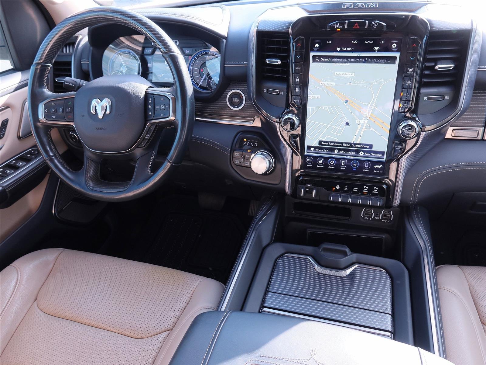 Used 2020 Ivory White Tri-Coat Pearlcoat Ram Limited image 9