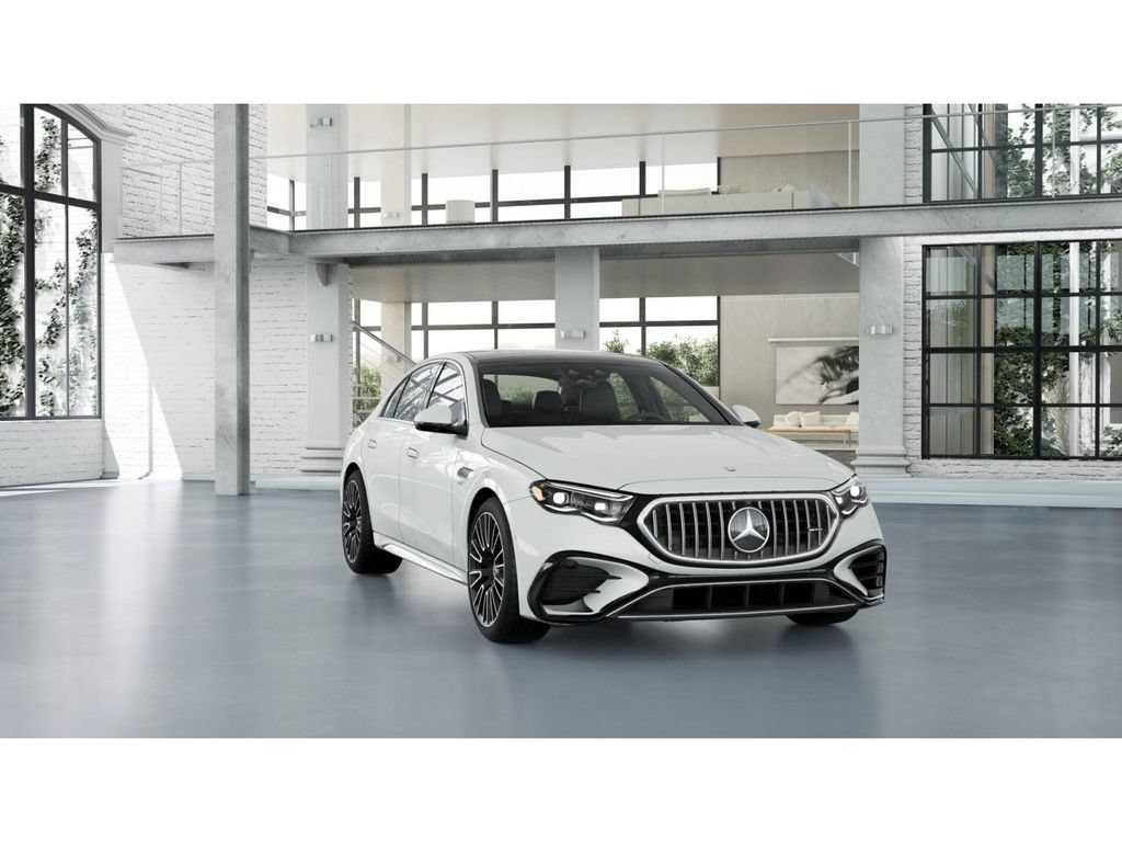 New 2027 MANUFAKTUR Moonlight White Metallic Mercedes-Benz AMG® E 53 Hybrid Sedan image 51