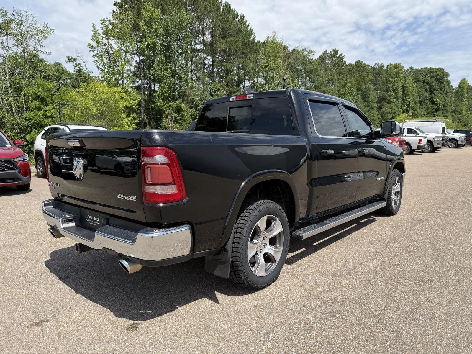 Used 2022 Diamond Black Crystal Pearlcoat Ram Laramie image 6