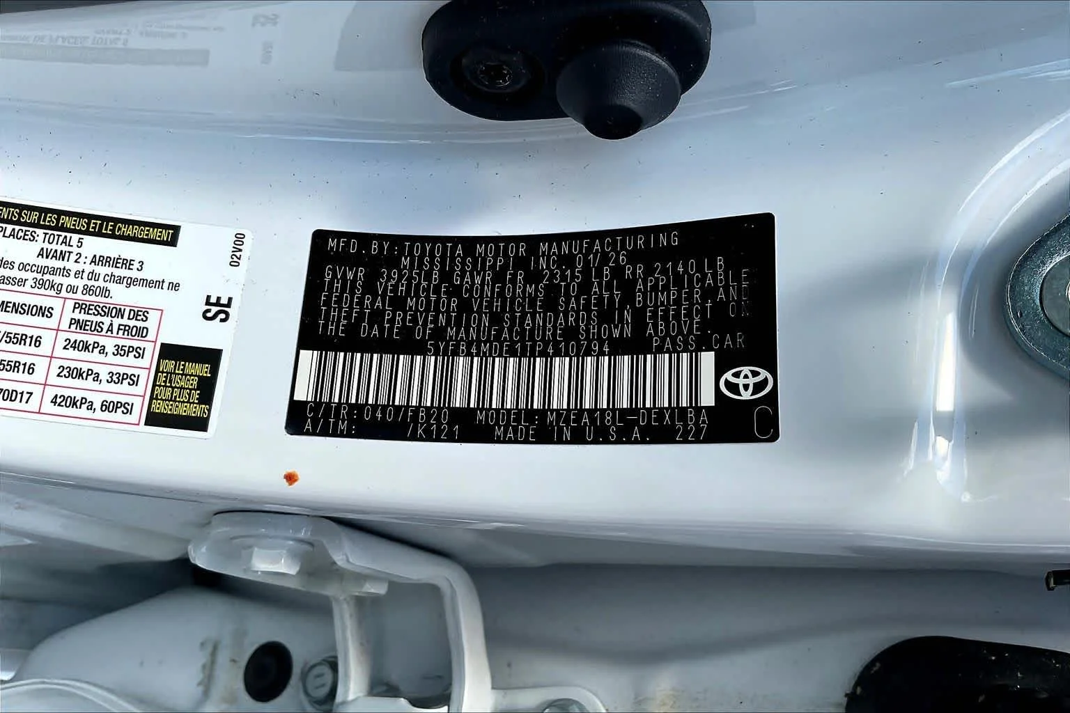 Used 2026 Ice Cap Toyota LE image 34