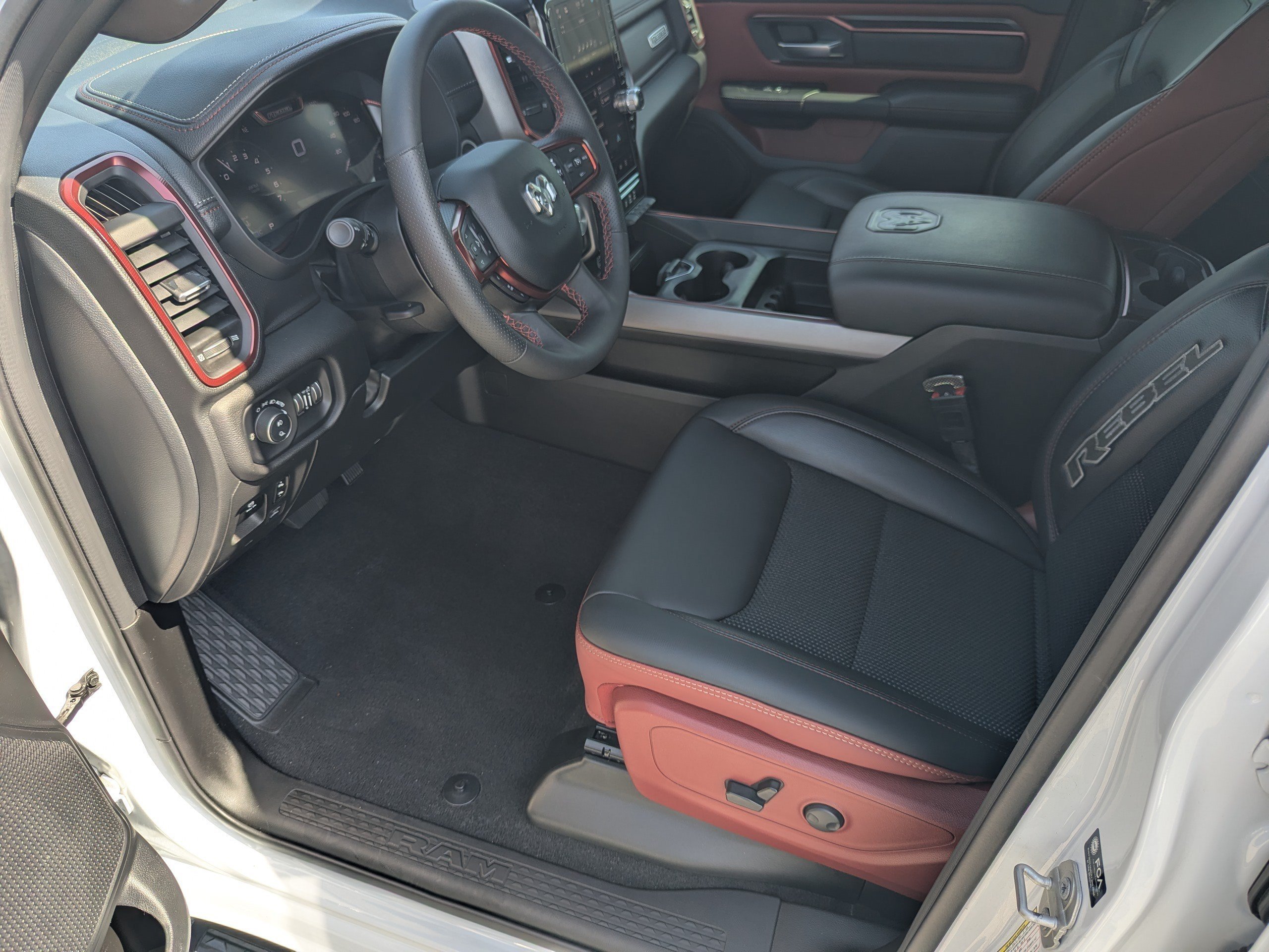 Used 2025 Bright White Clearcoat Ram Rebel image 11