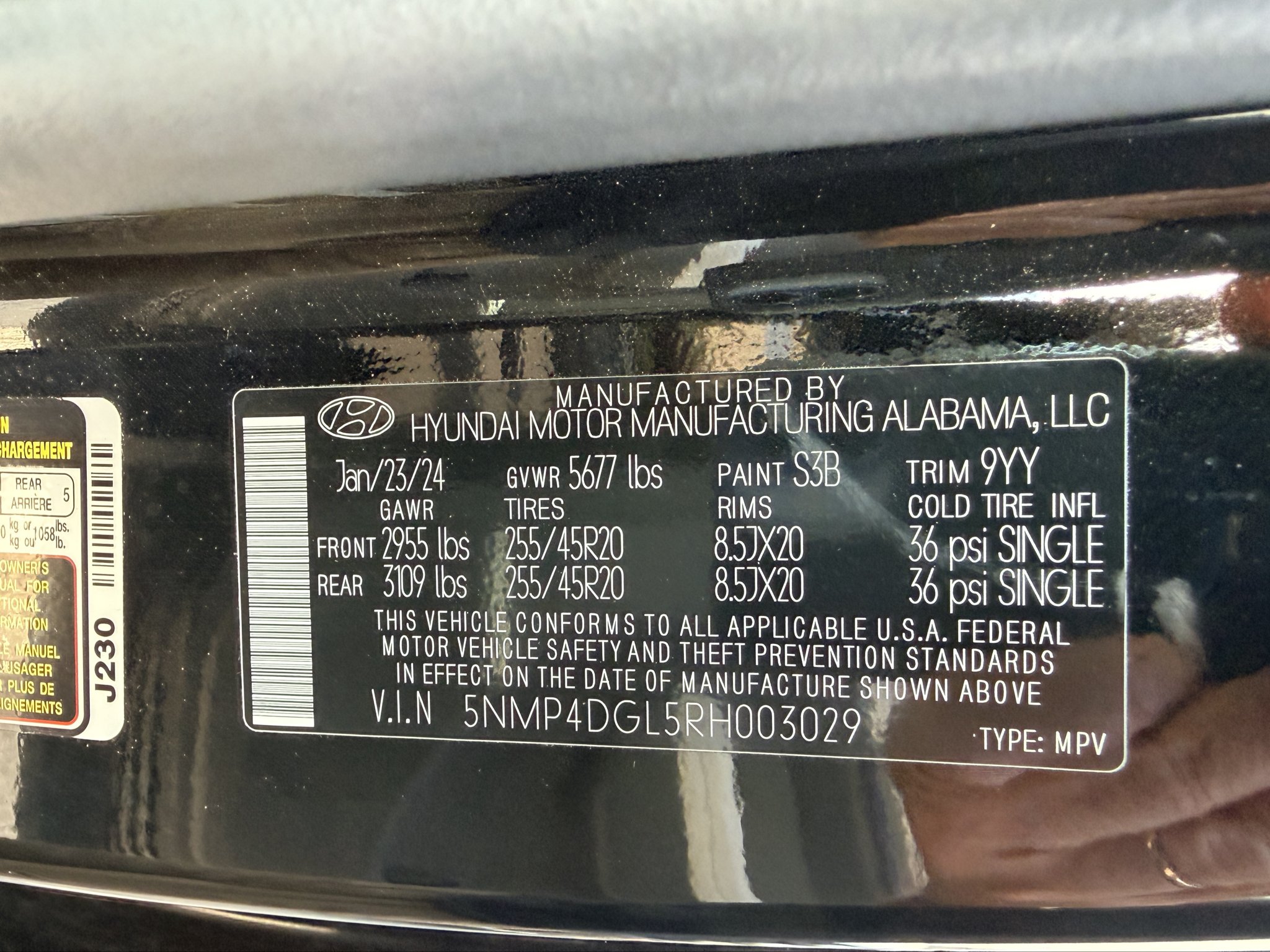 Certified Used 2024 Phantom Black Hyundai Limited image 23