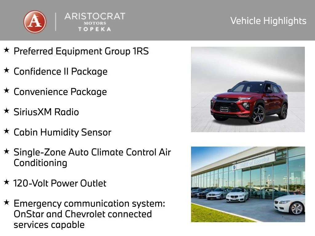 Used 2023 Chevrolet TrailBlazer RS with VIN KL79MTSL6PB106422 for sale in Kansas City