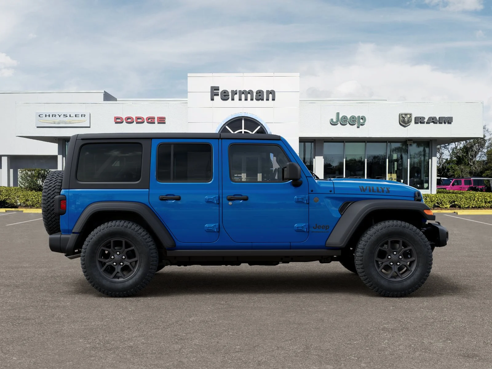 New 2026 Hydro Blue Pearl-Coat Exterior Paint Jeep Willys image 55