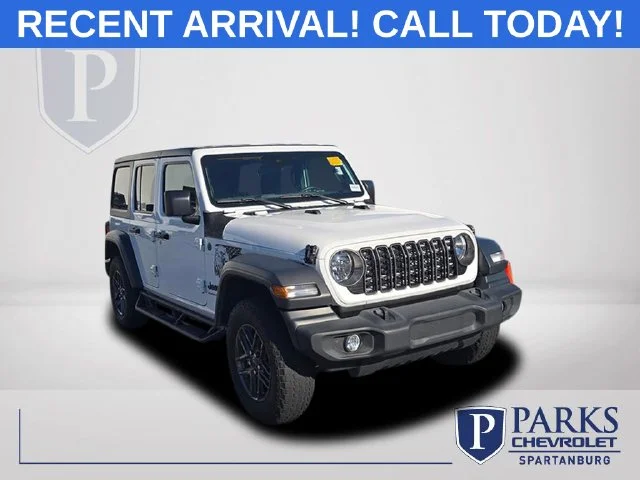 Used 2024 White Jeep Sport S image 1