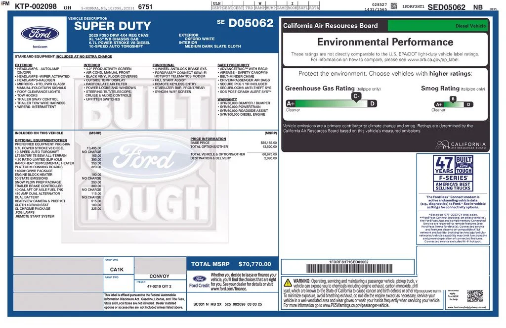 Used 2025 White Ford XL image 27