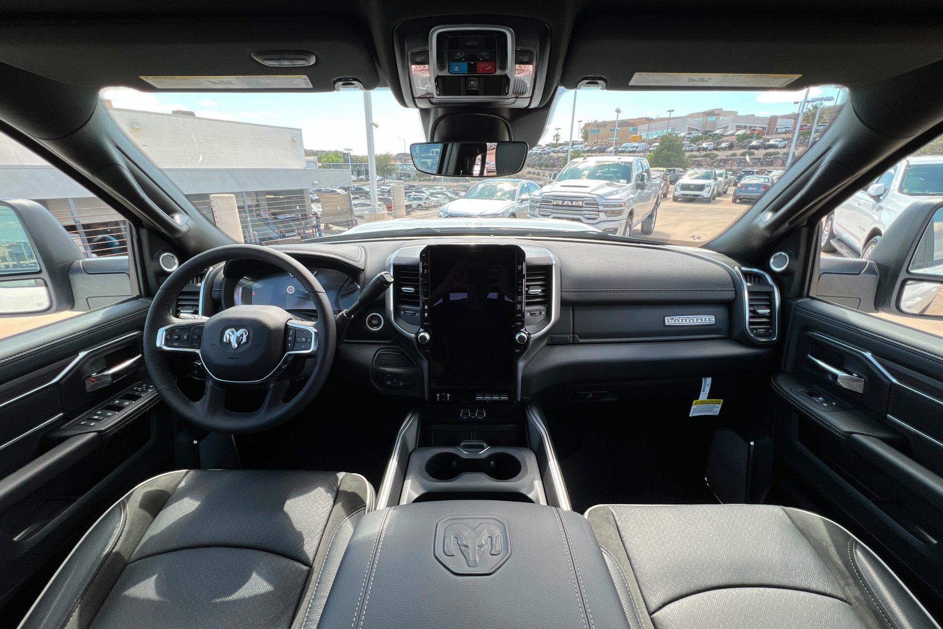 New 2026 Bright White Clear-Coat Exterior Paint RAM Laramie image 10
