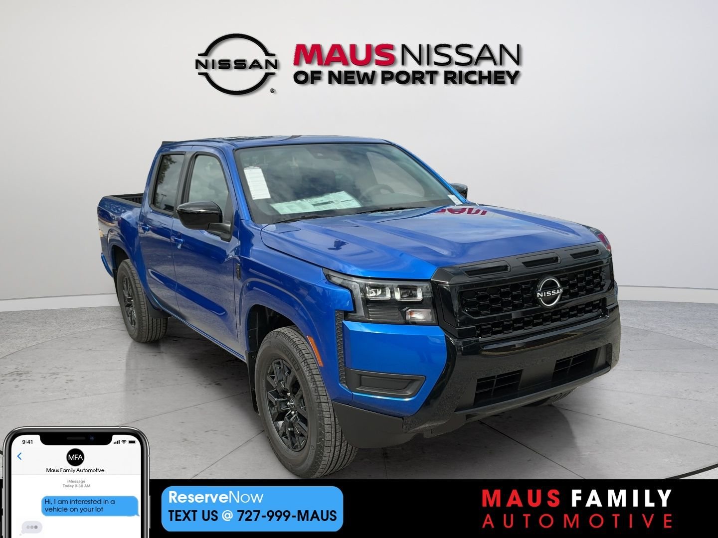 New 2026 Blue Nissan SV image 1