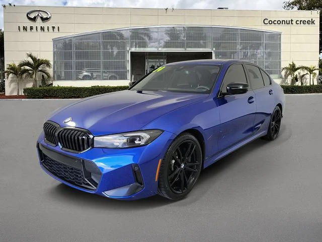 Used 2024 Blue BMW 330I M Sport image 2