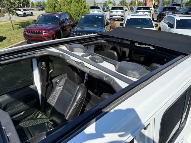 Certified Used 2021 Bright White Clearcoat Jeep Unlimited Sahara High Altitude image 11