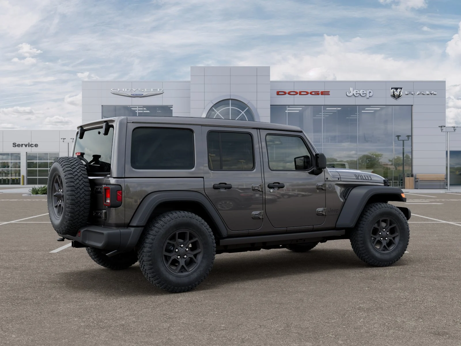 New 2026 Granite Crystal Metallic Clearcoat Jeep Willys image 30