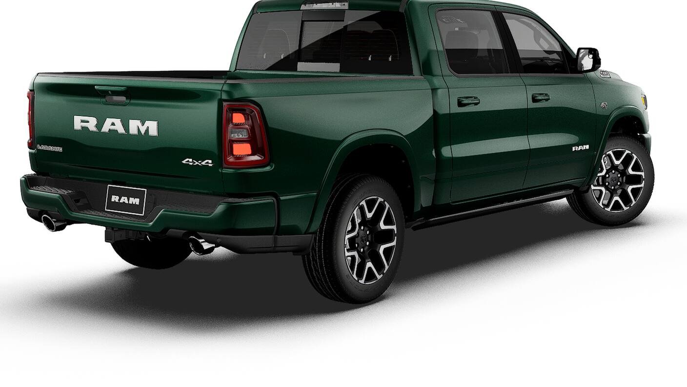 New 2027 Serrano-Green Metallic Exterior Paint RAM LARAMIE image 14