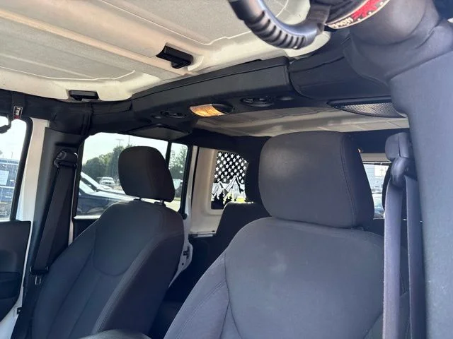 Used 2017 White Jeep Unlimited Sport image 17