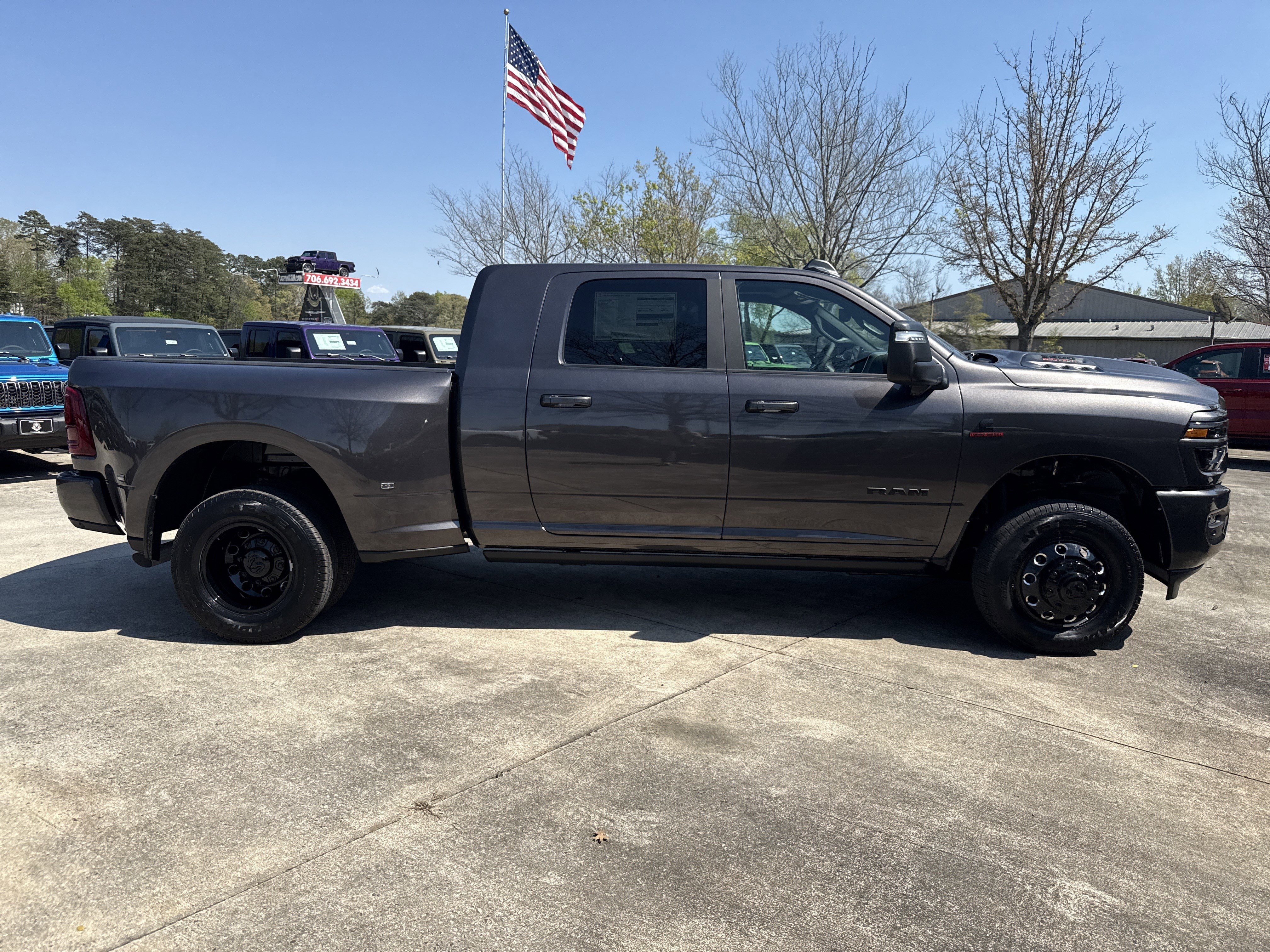 New 2026 Granite Crystal Metallic Clearcoat RAM Laramie DRW / DUALLY image 8
