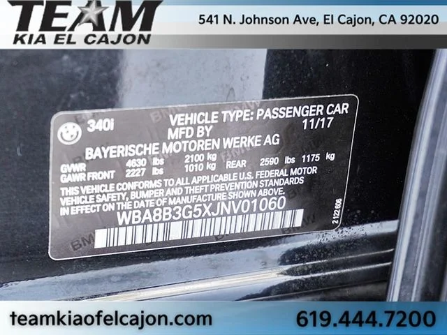 Used 2018 Black BMW 340i image 39