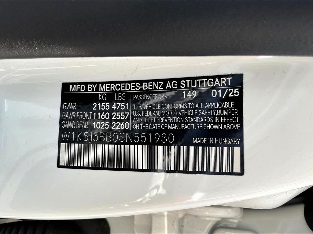 Certified Used 2025 Polar White Mercedes-Benz CLA 35 AMG® image 4