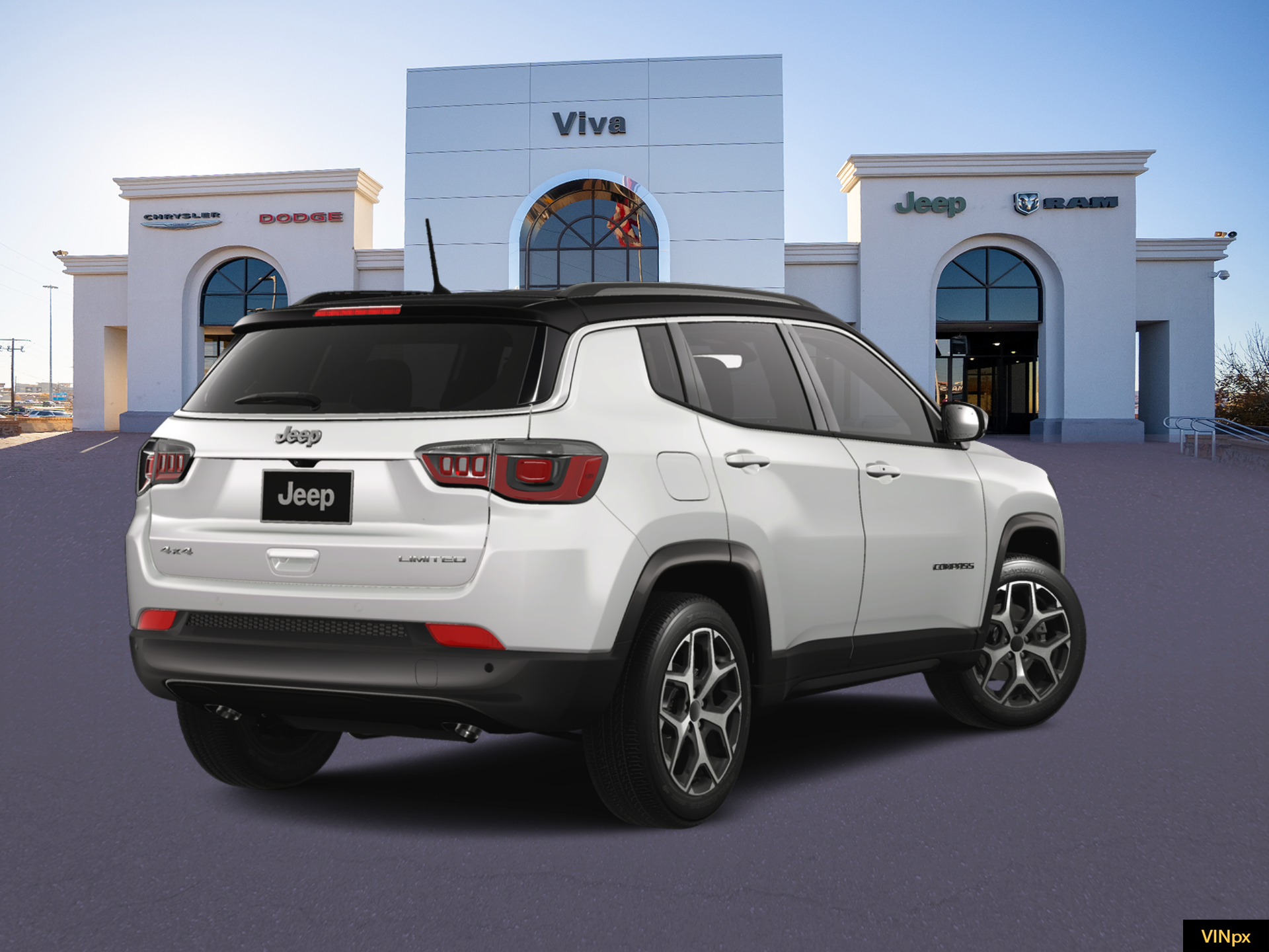 New 2026 Bright White Clear-Coat Exterior Paint Jeep Limited image 7