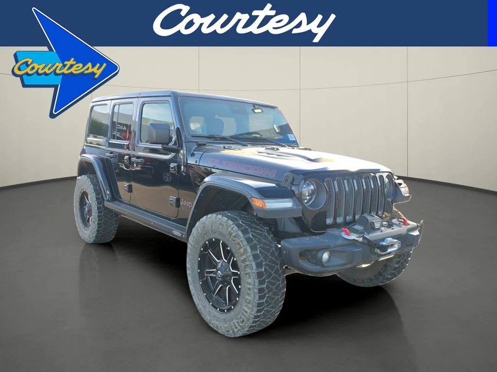 Used 2020 Black Jeep Unlimited Rubicon image 1