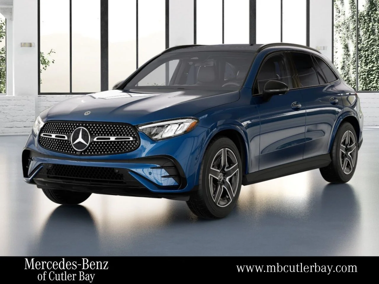 New 2027 Starling Blue Metallic Mercedes-Benz GLC 300 image 1