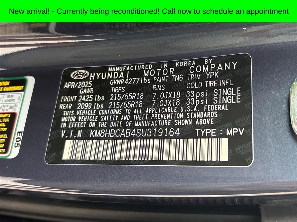 Used 2025 Denim Blue Hyundai SEL image 30