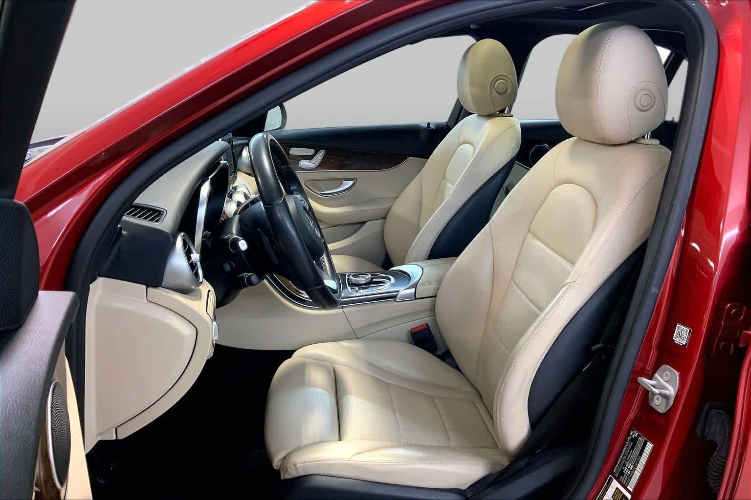 Used 2018 designo Cardinal Red Metallic Mercedes-Benz C 300 image 7