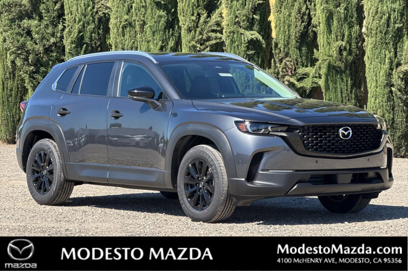 New 2026 Machine Gray Metallic Mazda 2.5 S Preferred AWD image 1