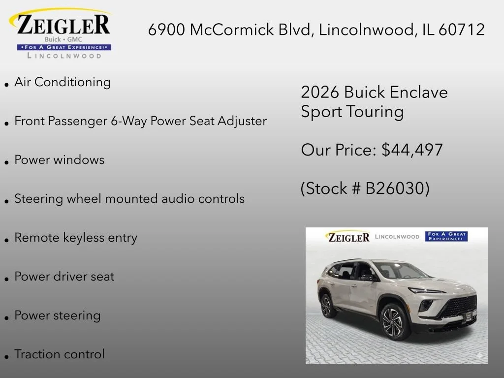 New 2026 Stone Metallic Buick Sport Touring image 18