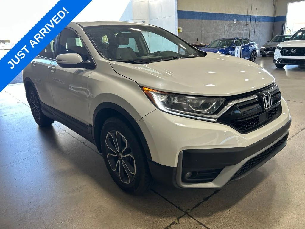 Certified Used 2022 Platinum White Pearl Honda EX image 2