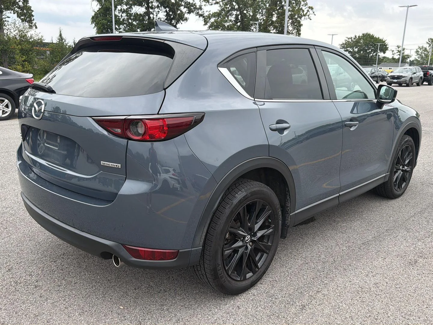 Used 2021 Polymetal Gray Mazda Carbon Edition image 3