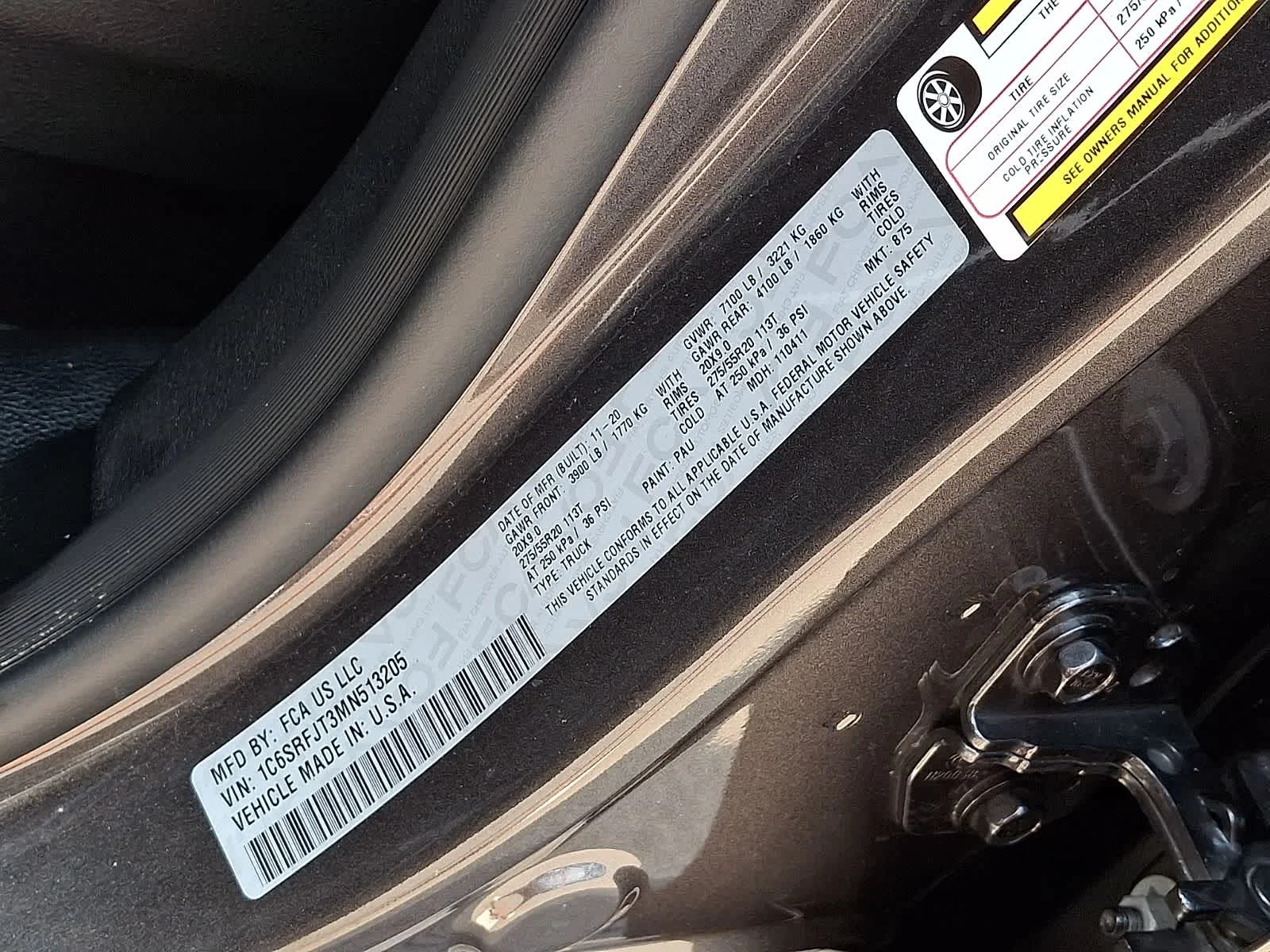 Used 2021 Granite Crystal Metallic Clearcoat Ram Laramie image 26
