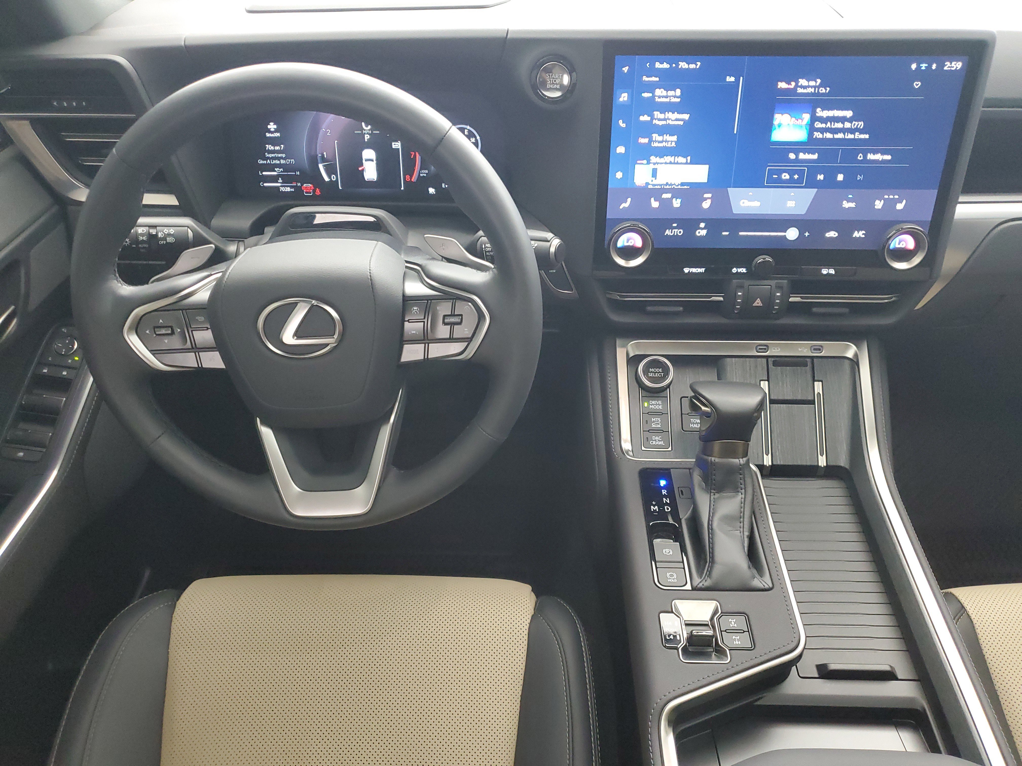 Used 2025 Earth/Black Roof Lexus 550 Overtrail+ image 17