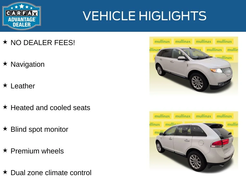 Used 2015 White Lincoln Base image 11