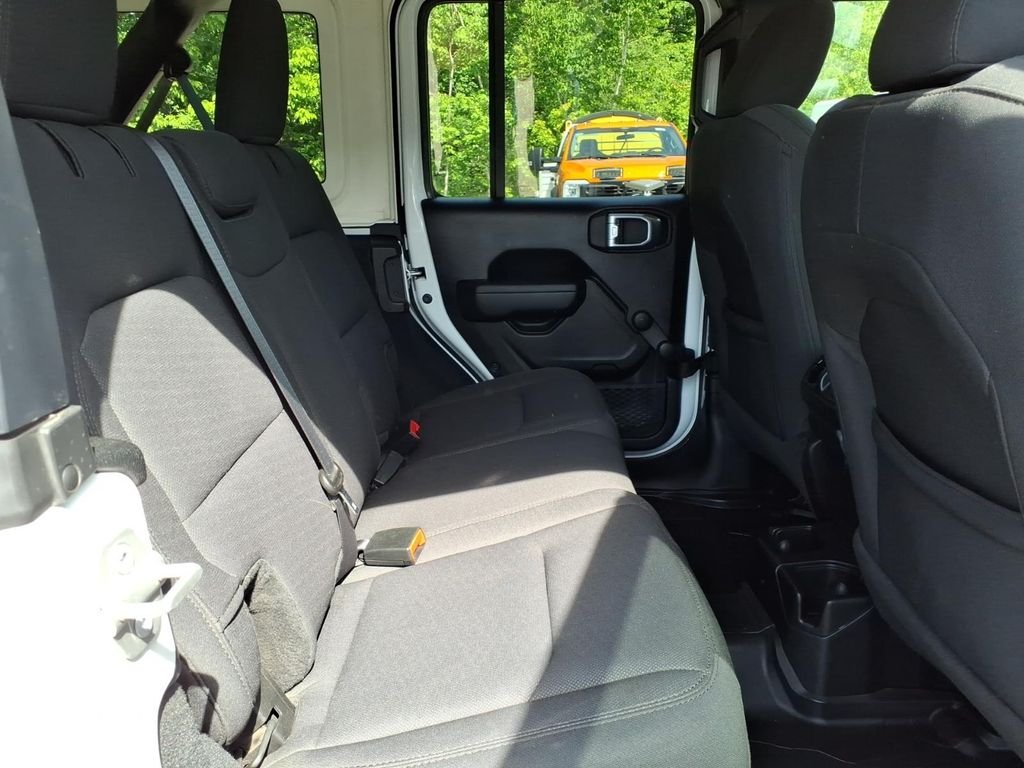 Certified Used 2023 Bright White Clearcoat Jeep Sport image 12