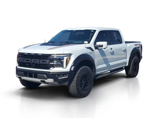 Used 2025 Space White Metallic Ford Raptor image 3