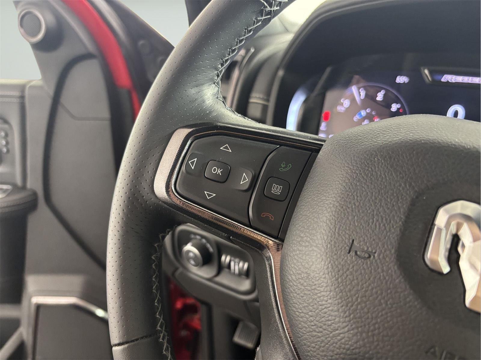 Used 2024 Flame Red Clearcoat Ram Rebel image 29
