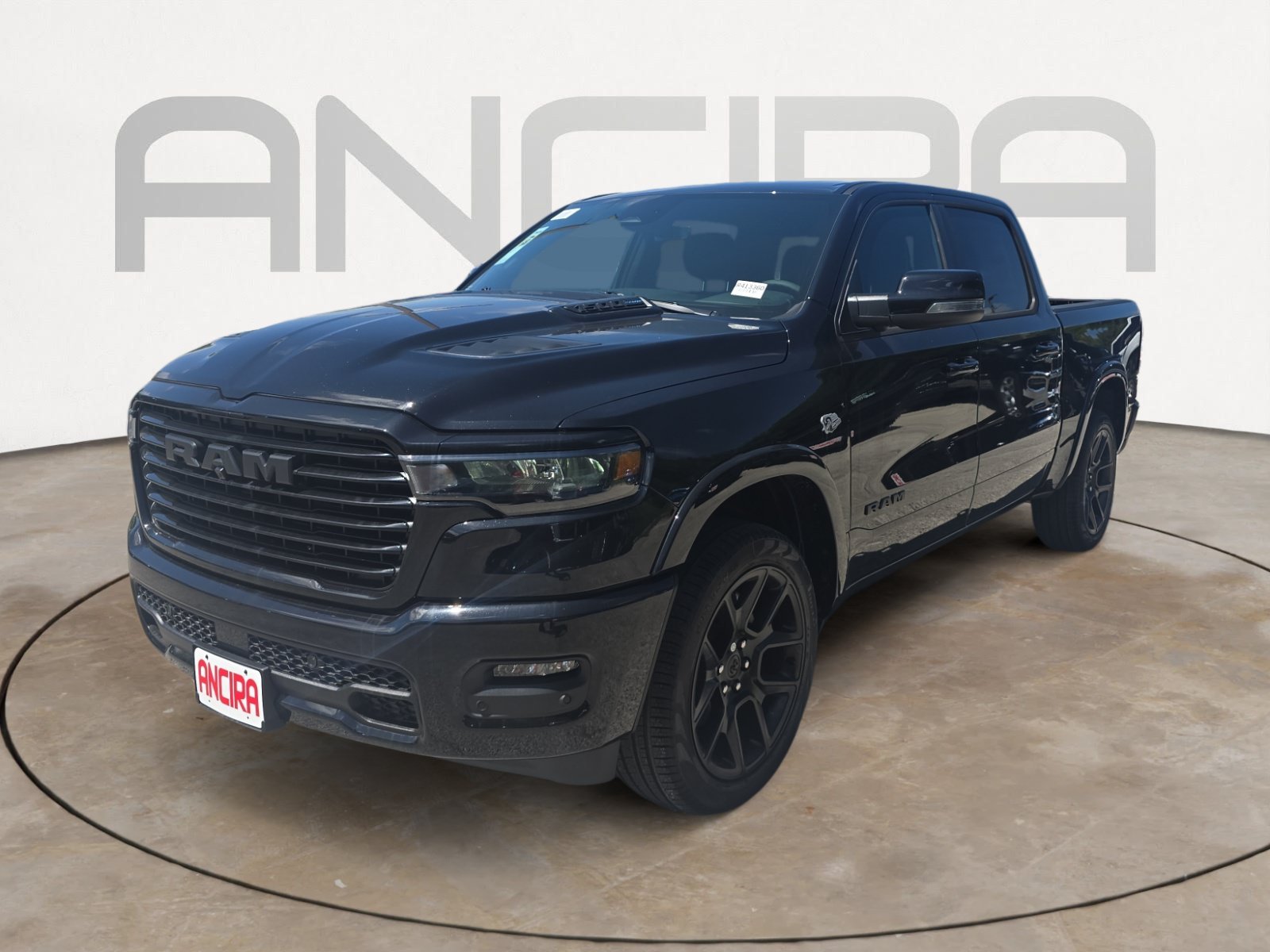 New 2026 Diamond Black Crystal Pearlcoat RAM Laramie image 6
