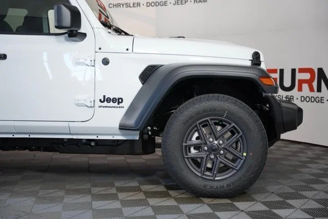 New 2026 Bright White Clear-Coat Exterior Paint Jeep Sport S image 43
